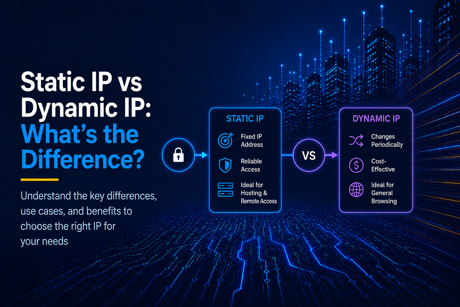 Static IP vs Dynamic IP: What's the Difference? - OutboundGateway Blog